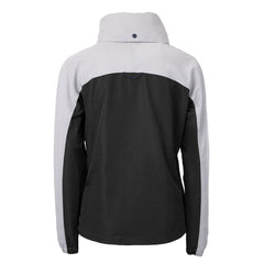 Pittsburgh Steelers Cutter & Buck Women's Charter Eco Recycled Half-Zip Hooded Anorak Jacket Black
