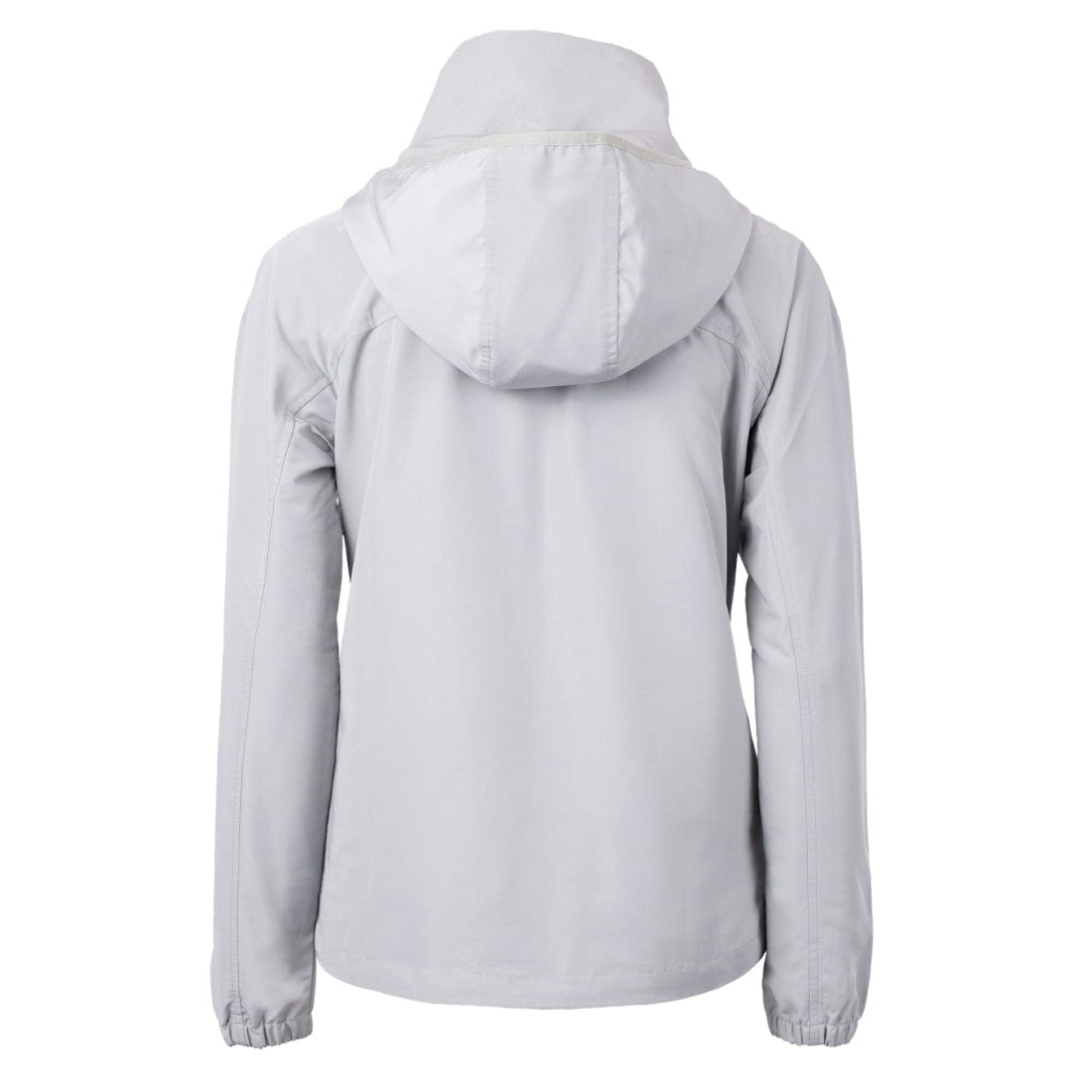 Denver Broncos Cutter & Buck Women's Charter Eco Recycled Half-Zip Hooded Anorak Jacket Gray