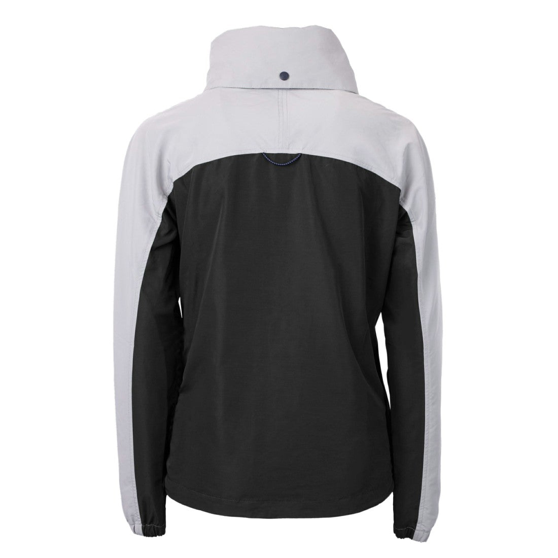 Green Bay Packers Cutter & Buck Women's Charter Eco Recycled Half-Zip Hooded Anorak Jacket Black