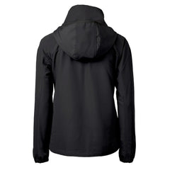 Minnesota Vikings Cutter & Buck Women's Charter Eco Recycled Half-Zip Hooded Anorak Jacket Black