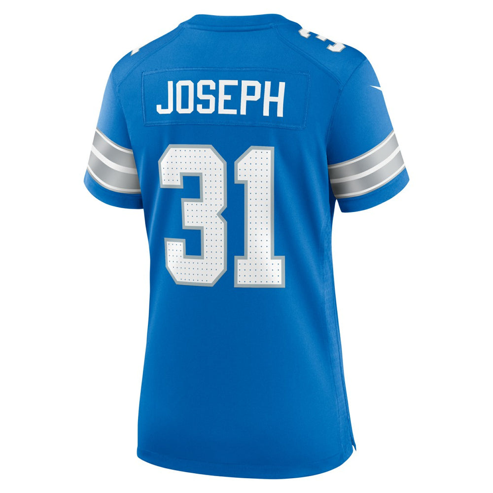 Nike Kerby Joseph Detroit Lions Women's Team Game Jersey Blue