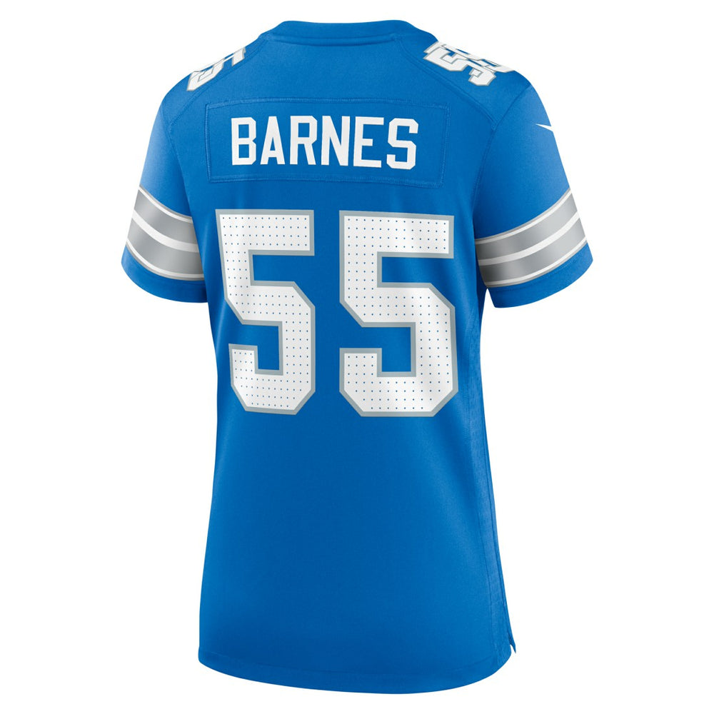 Nike Derrick Barnes Detroit Lions Women's Team Game Jersey Blue