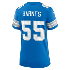 Nike Derrick Barnes Detroit Lions Women's Team Game Jersey Blue