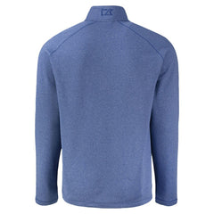 Atlanta Braves Cutter & Buck Peshastin Eco Fleece Recycled Raglan Quarter-Zip Top - Heather Blue - MLB on Sale