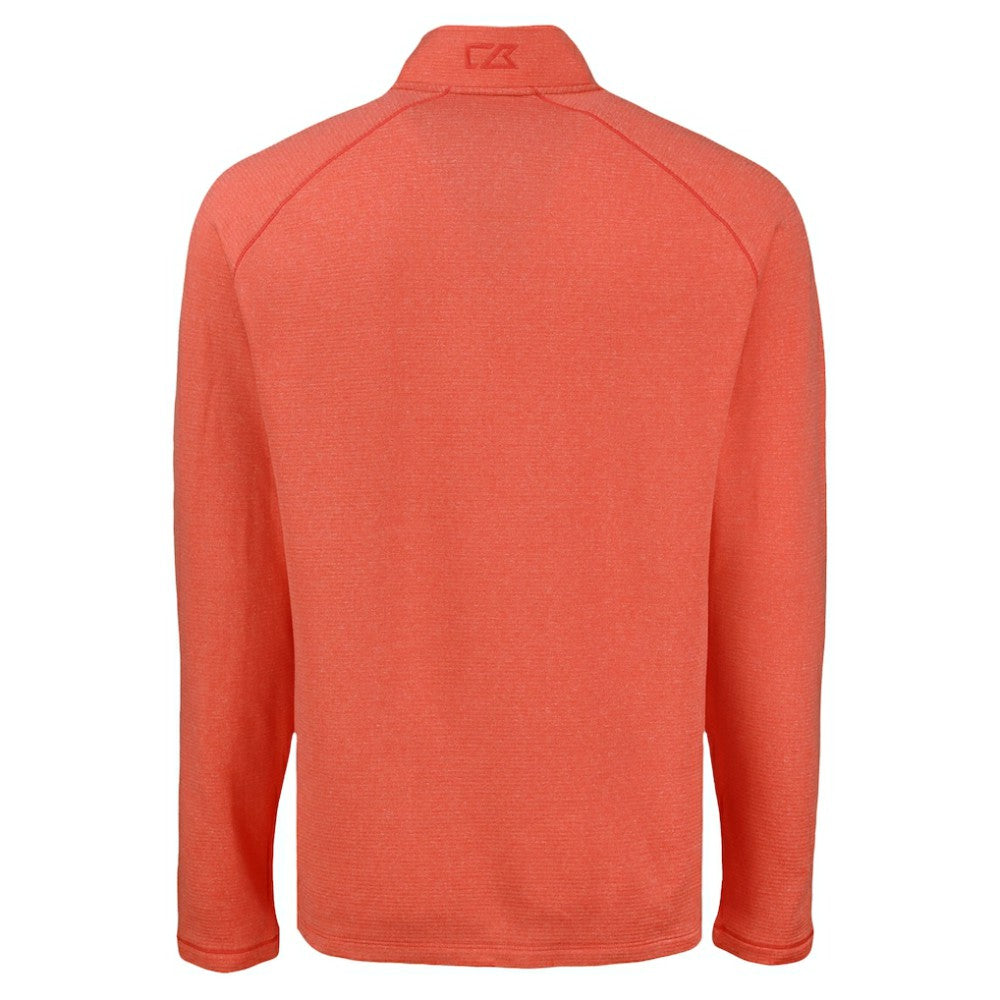 Baltimore Orioles Cutter & Buck Peshastin Eco Fleece Recycled Raglan Quarter-Zip Top - Heather Orange - MLB Online