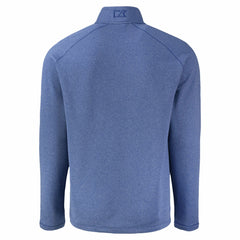 Kansas City Royals Cutter & Buck Peshastin Eco Fleece Recycled Raglan Quarter-Zip Top - Heather Blue - MLB Online