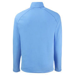 Boston Red Sox Cutter & Buck Peshastin Eco Fleece Recycled Raglan Quarter-Zip Top - Heather Light Blue - MLB Lifestyle