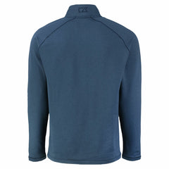 Milwaukee Brewers Cutter & Buck Peshastin Eco Fleece Recycled Raglan Quarter-Zip Top - Heather Navy - MLB Online
