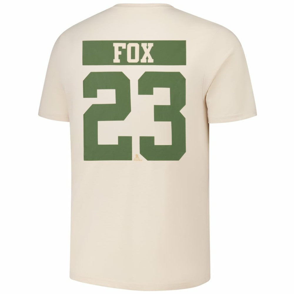 Adam Fox New York Rangers Levelwear 2024 NHL Military Appreciation Richmond Delta Player Name & Number T-Shirt - Khaki - NHL 202088258