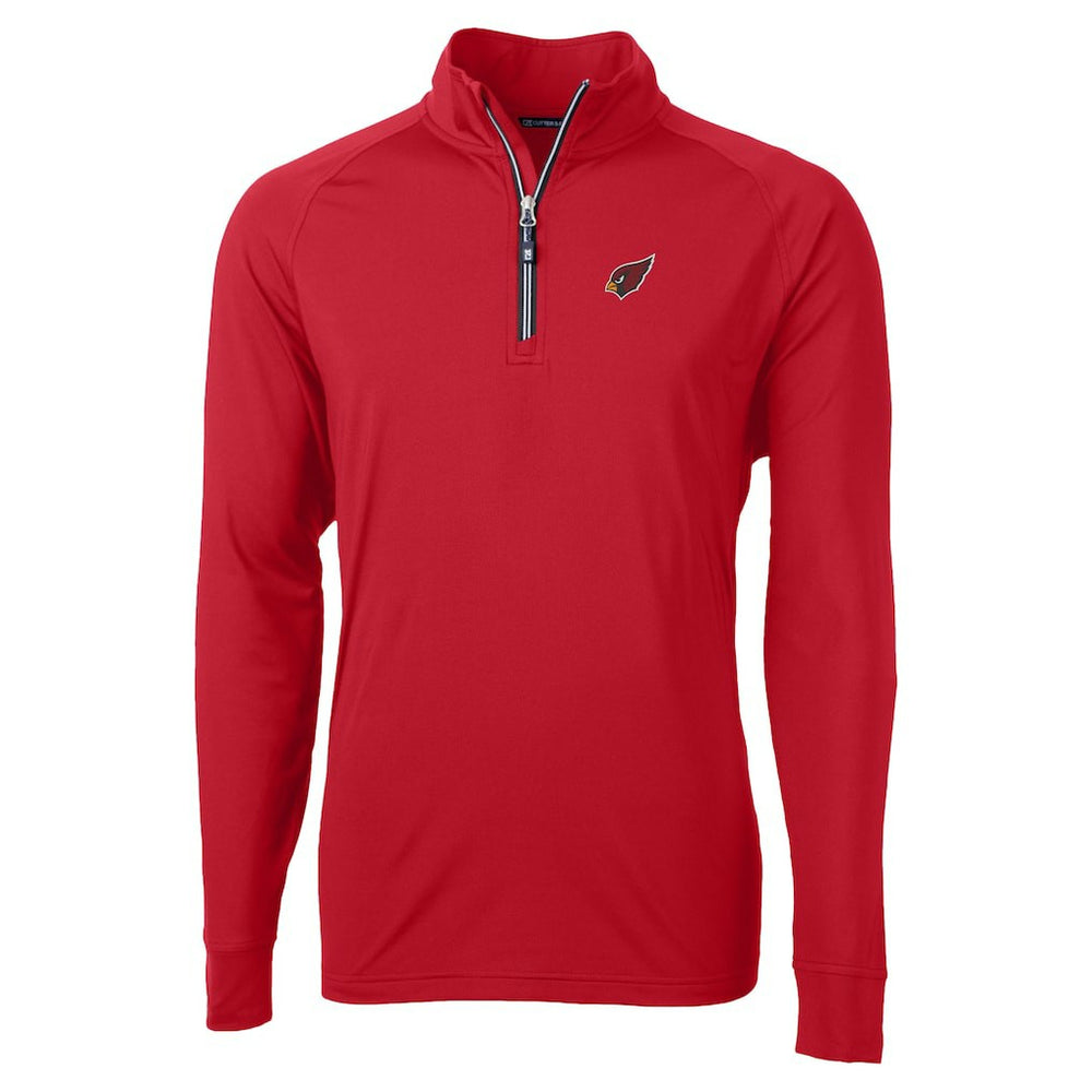 Arizona Cardinals Cutter & Buck Adapt Eco DryTec Raglan Quarter-Zip Jacket Red