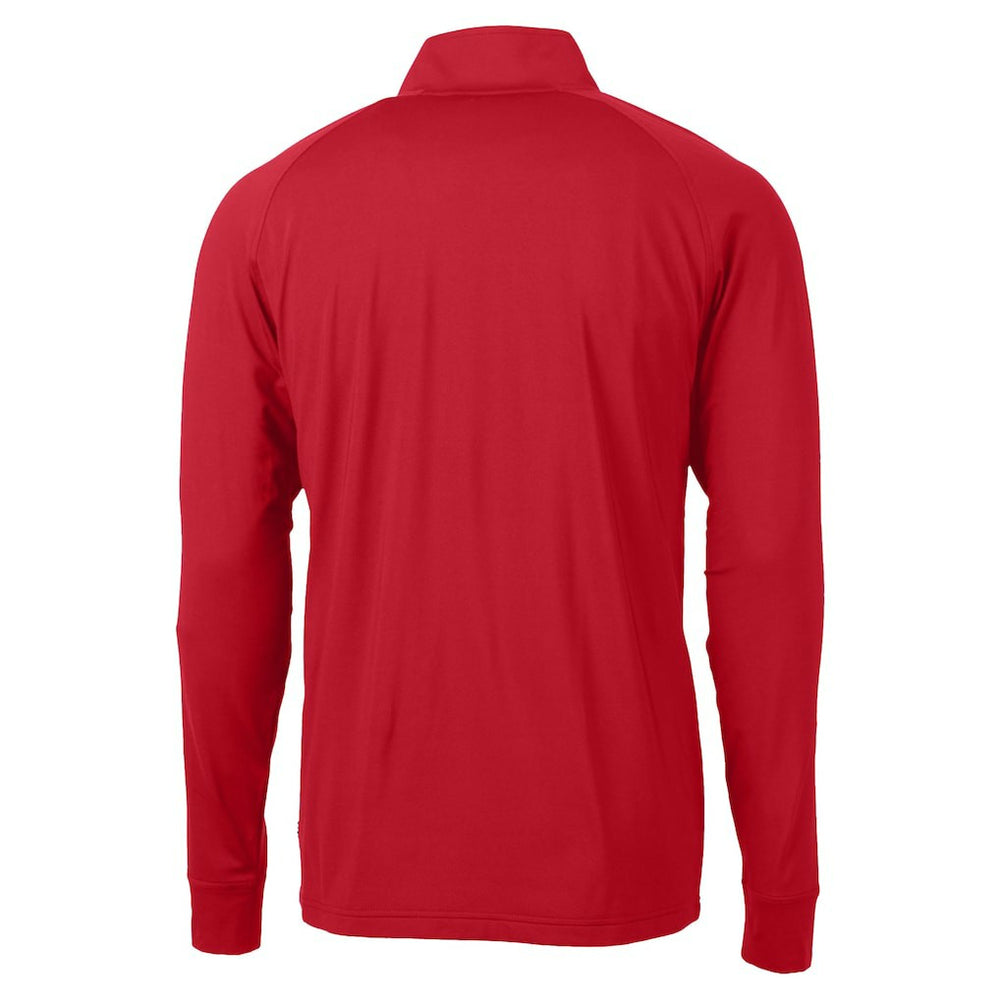 Arizona Cardinals Cutter & Buck Adapt Eco DryTec Raglan Quarter-Zip Jacket Red