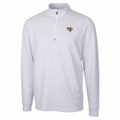 Jacksonville Jaguars Cutter & Buck Traverse Stretch Quarter-Zip Top White