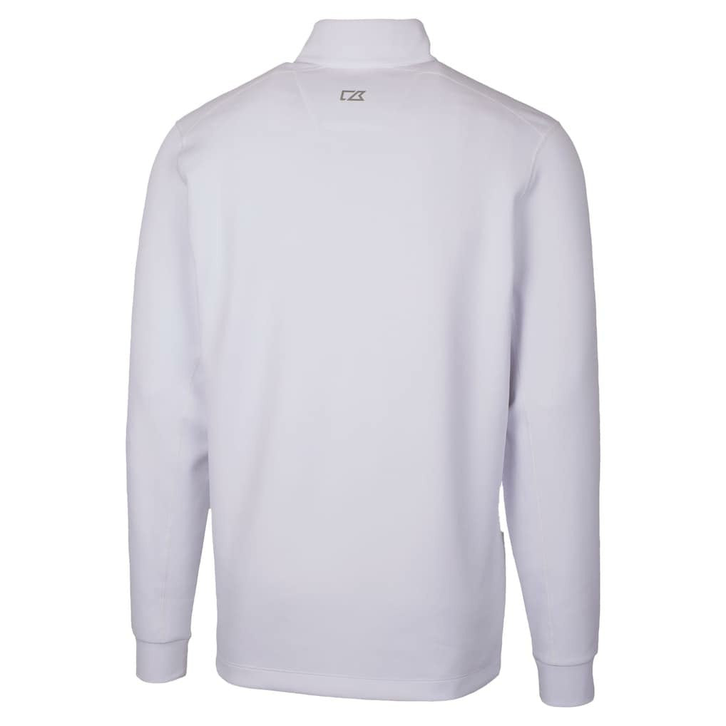Jacksonville Jaguars Cutter & Buck Traverse Stretch Quarter-Zip Top White