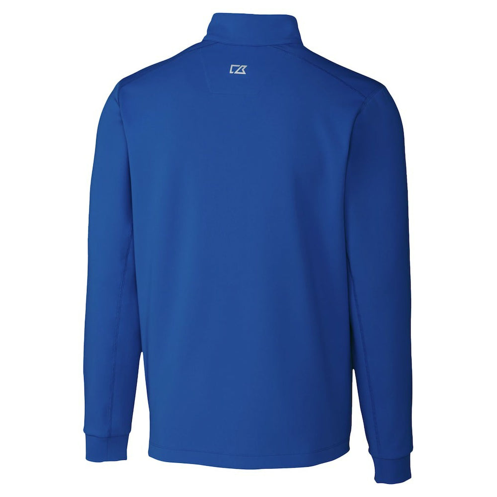 New York Giants Cutter & Buck Traverse Stretch Quarter-Zip Top Royal