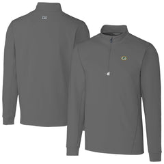 Green Bay Packers Cutter & Buck Traverse Stretch Quarter-Zip Top Gray