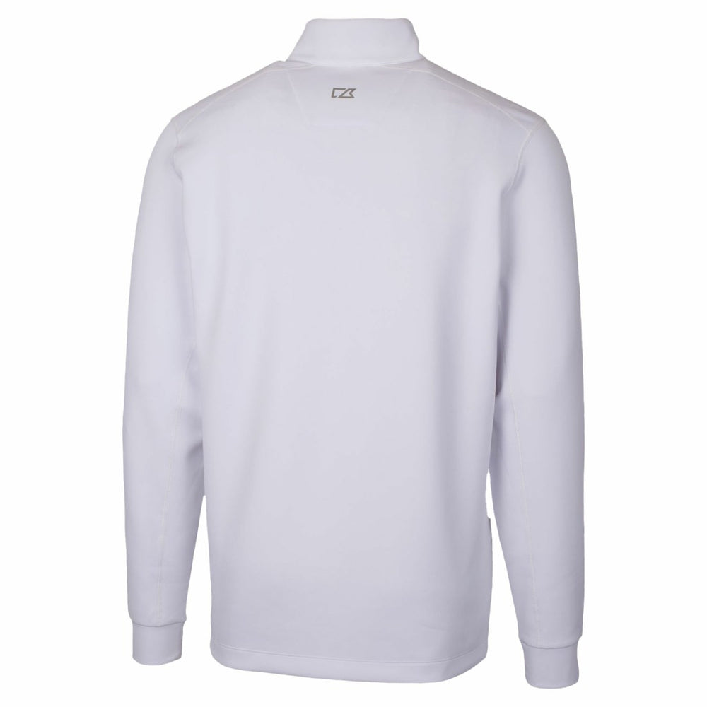 Detroit Lions Cutter & Buck Traverse Stretch Quarter-Zip Top White