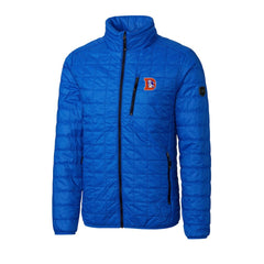 Denver Broncos Cutter & Buck Big & Tall Rainier PrimaLoft Eco Insulated Full-Zip Puffer Jacket Royal