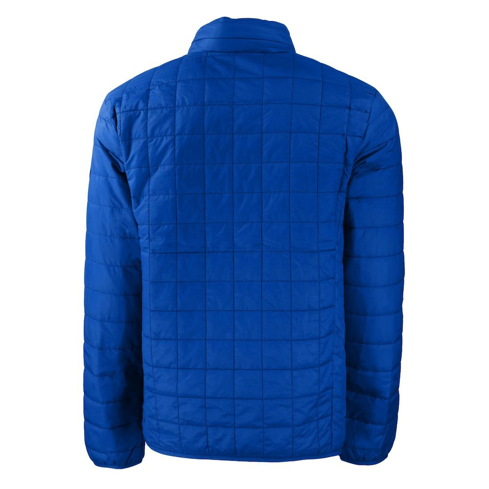 Buffalo Bills Cutter & Buck Big & Tall Rainier PrimaLoft Eco Insulated Full-Zip Hoodie Puffer Jacket Royal