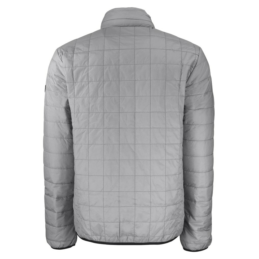 Baltimore Ravens Cutter & Buck Big & Tall Rainier PrimaLoft Eco Insulated Full-Zip Hoodie Puffer Jacket Gray