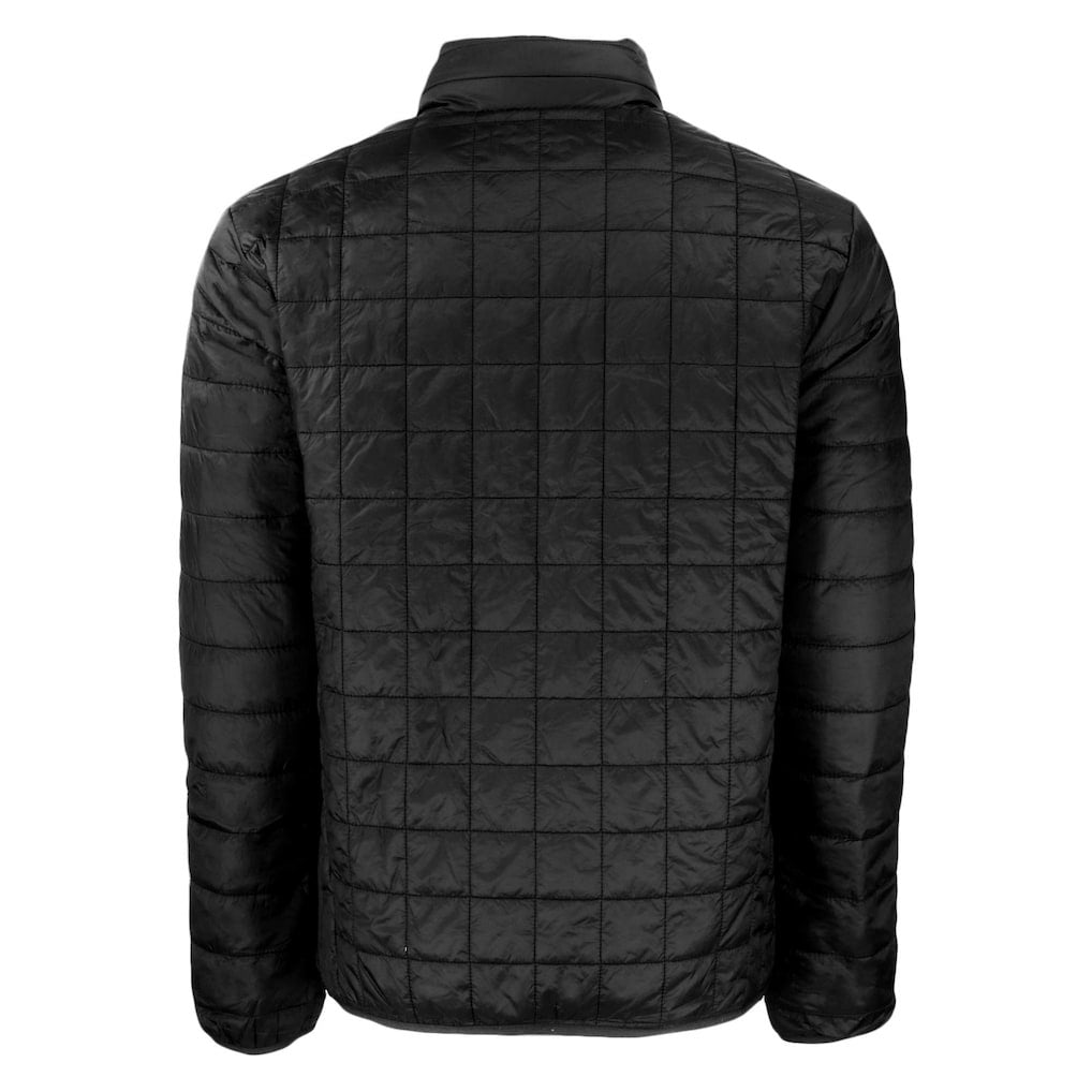 Indianapolis Colts Cutter & Buck Big & Tall Rainier PrimaLoft Eco Insulated Full-Zip Hoodie Puffer Jacket Black