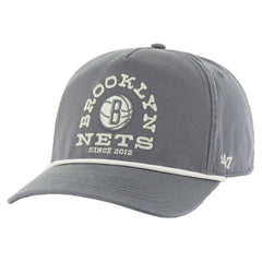 47 Brooklyn Nets Canyon Ranchero Hitch Adjustable Hat Charcoal | 47 brand for sale