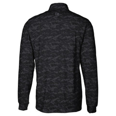 Arizona Cardinals Cutter & Buck Big & Tall Traverse Eco Camo Tri-Blend DryTec Quarter-Zip Jacket Black