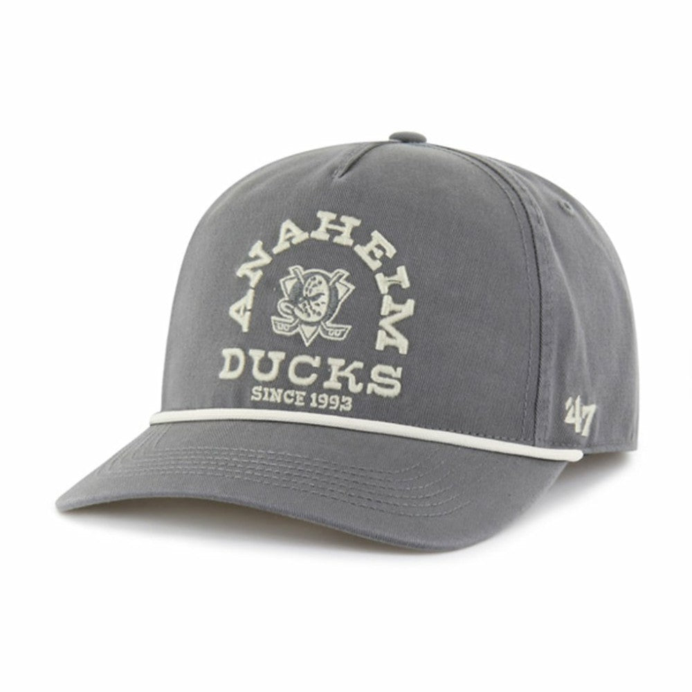 Anaheim Ducks '47 Canyon Ranchero Hitch Adjustable Hat - Charcoal - NHL 202096277