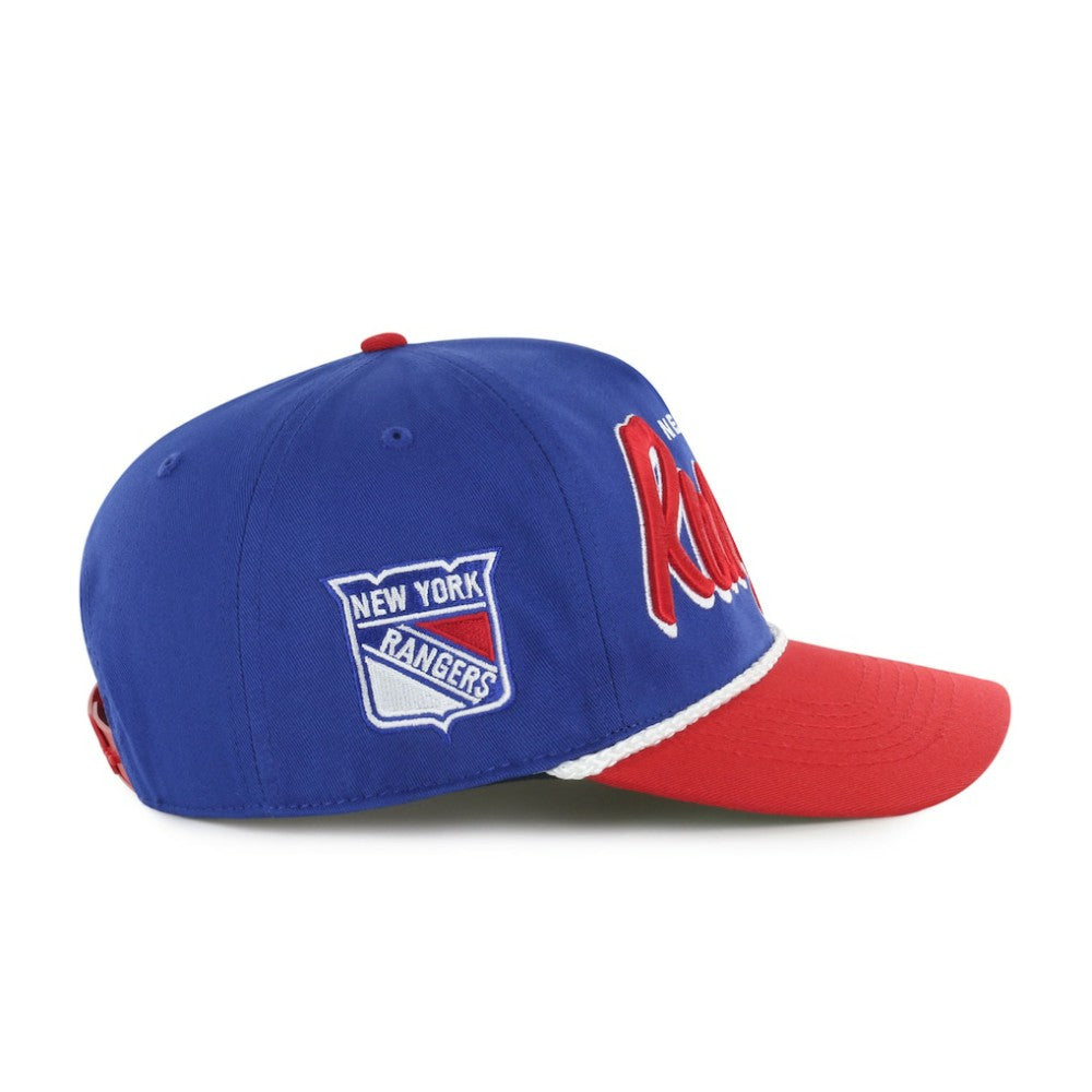 New York Rangers '47 Dropshadow Rope Hitch Adjustable Hat - Blue/Red - NHL 202096294