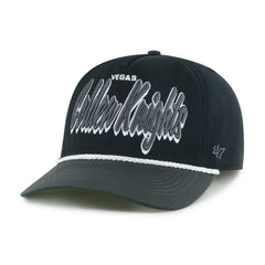 Vegas Golden Knights '47 Dropshadow Rope Hitch Adjustable Hat - Black/Charcoal - NHL 202096300
