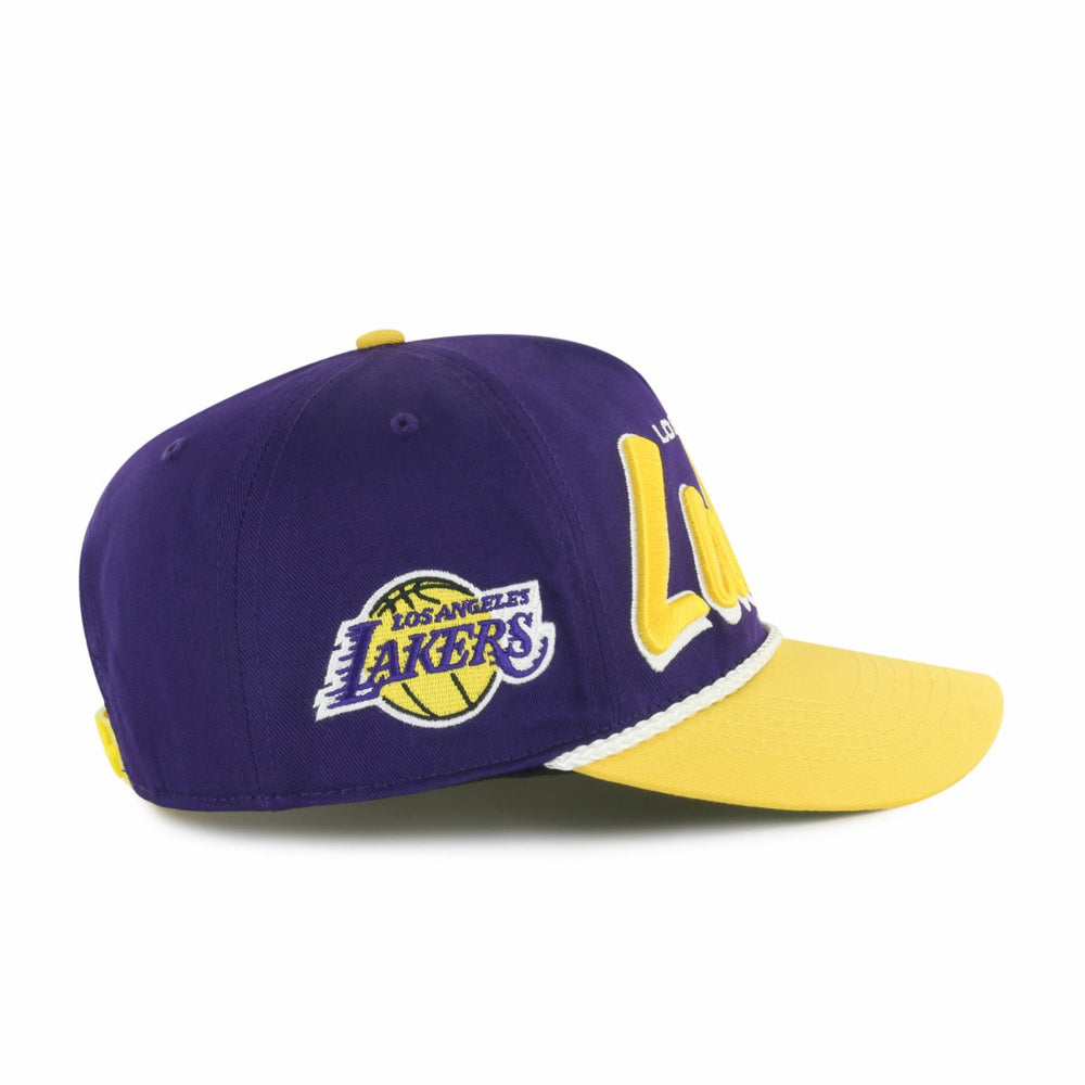Los Angeles Lakers '47 Dropshadow Rope Hitch Adjustable Hat Purple/Gold | 47 brand outlet