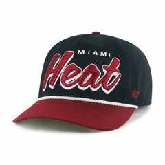 Miami Heat '47 Dropshadow Rope Hitch Adjustable Hat Black/Red | 47 brand Near Me