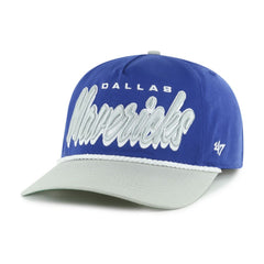 Dallas Mavericks '47 Dropshadow Rope Hitch Adjustable Hat for sale Blue/Gray | 47 brand
