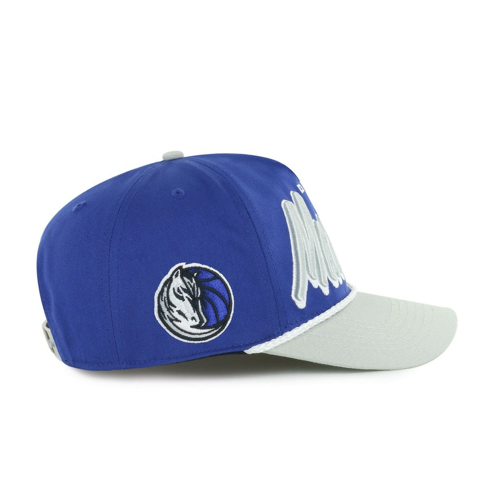 Dallas Mavericks '47 Dropshadow Rope Hitch Adjustable Hat for sale Blue/Gray | 47 brand