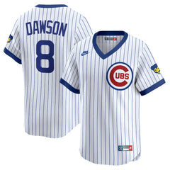 Andre Dawson Chicago Cubs Nike Throwback Cooperstown Collection Limited Jersey - White - Nike Lifestyle