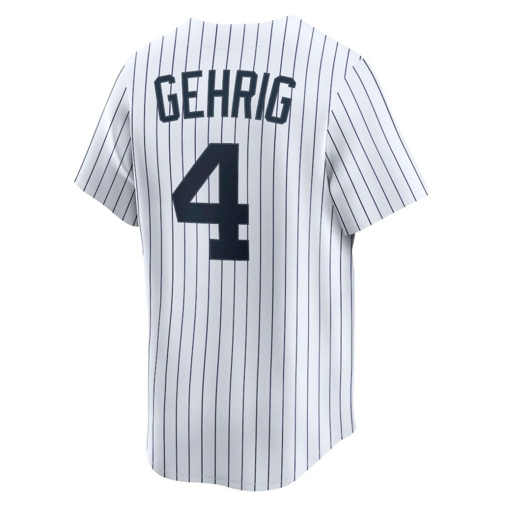 Lou Gehrig New York Yankees Nike Throwback Cooperstown Collection Limited Jersey - White - Nike Sale
