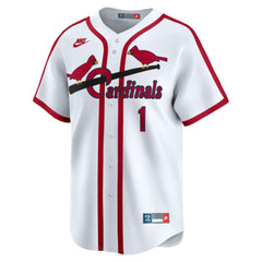 Ozzie Smith St. Louis Cardinals Nike Throwback Cooperstown Collection Limited Jersey - White - Nike Lifestyle