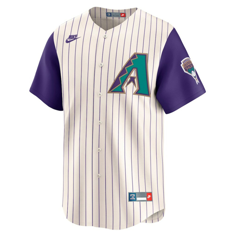 Luis Gonzalez Arizona Diamondbacks Nike Throwback Cooperstown Collection Limited Jersey - Cream - Nike Discount