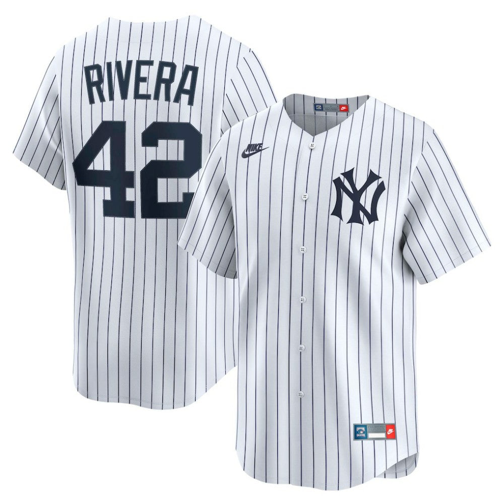 Mariano Rivera New York Yankees Nike Throwback Cooperstown Collection Limited Jersey - White - Nike Discount