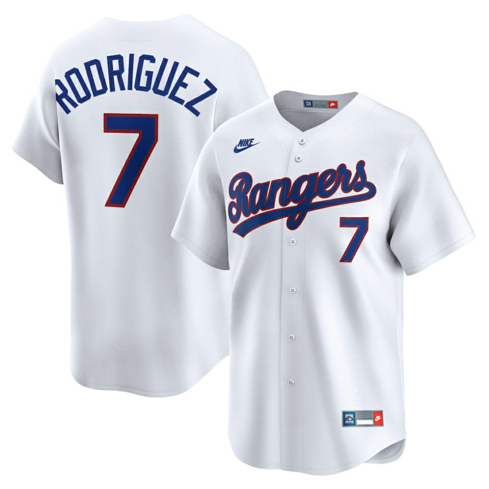 Ivan Rodriguez Texas Rangers Nike Throwback Cooperstown Collection Limited Jersey - White - Nike Discount
