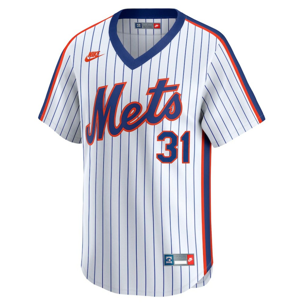 Mike Piazza New York Mets Nike Throwback Cooperstown Collection Limited Jersey - White - Nike on Sale