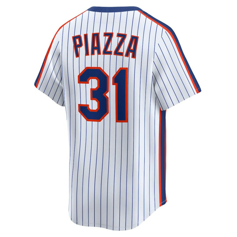 Mike Piazza New York Mets Nike Throwback Cooperstown Collection Limited Jersey - White - Nike on Sale