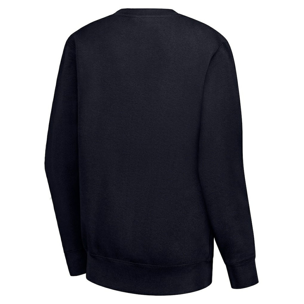 Indiana Pacers G-III 4Her by Carl Banks Women's Leopard Heart Fleece Pullover Sweatshirt Navy