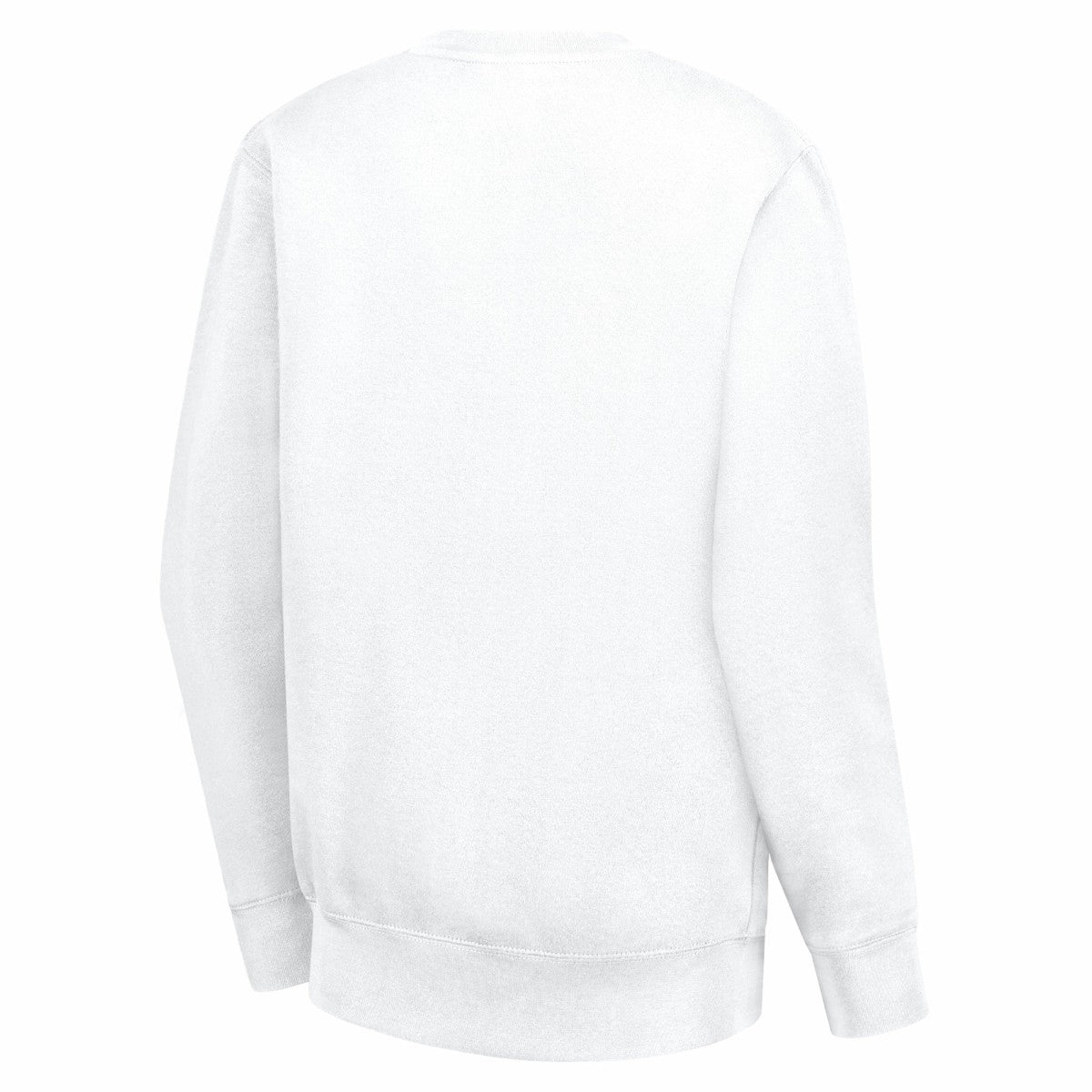 Miami Heat G-III 4Her by Carl Banks Women's Leopard Heart Fleece Pullover Sweatshirt White