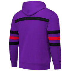Toronto Raptors Hardwood Classics Nights Head Coach Pullover Hoodie Purple | Mitchell & Ness discount