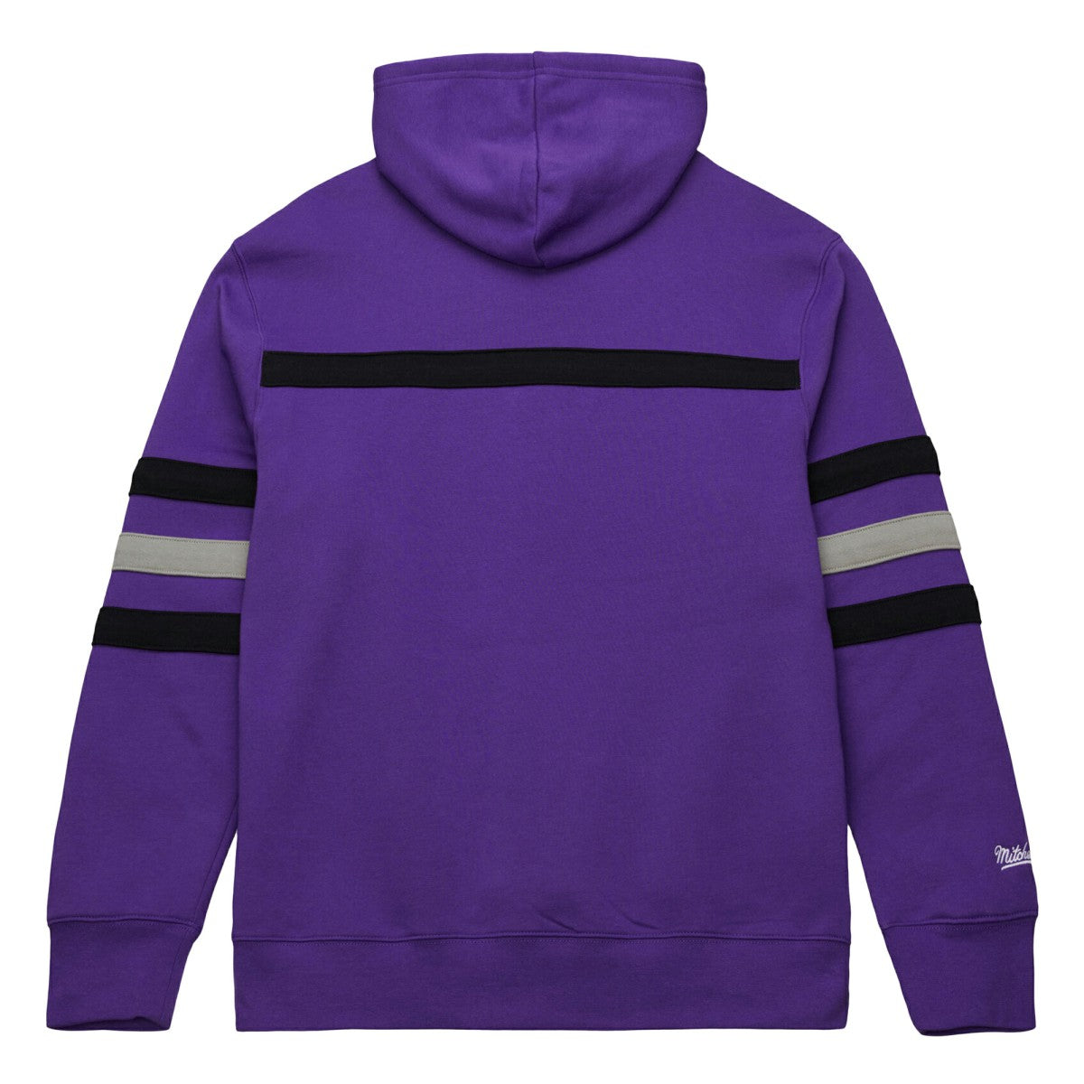 Sacramento Kings Hardwood Classics Nights Head Coach Pullover Hoodie Purple | Mitchell & Ness Lifestyle