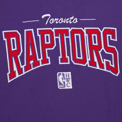 Toronto Raptors Hardwood Classics There & Back 2.0 Vintage Pullover Sweatshirt Purple | Mitchell & Ness outlet