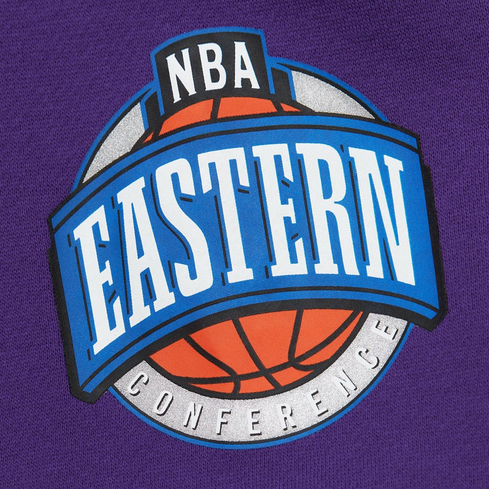 Toronto Raptors Hardwood Classics There & Back 2.0 Vintage Pullover Sweatshirt Purple | Mitchell & Ness outlet