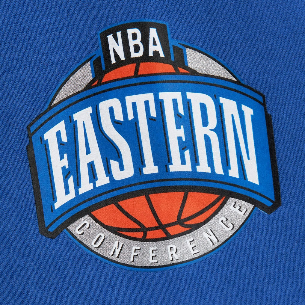 Philadelphia 76ers Hardwood Classics There & Back 2.0 Vintage Pullover Sweatshirt Royal | Mitchell & Ness Near Me
