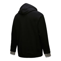 Sacramento Kings Chainstitch Applique Vintage Heavyweight Pullover Hoodie Black | Mitchell & Ness discount