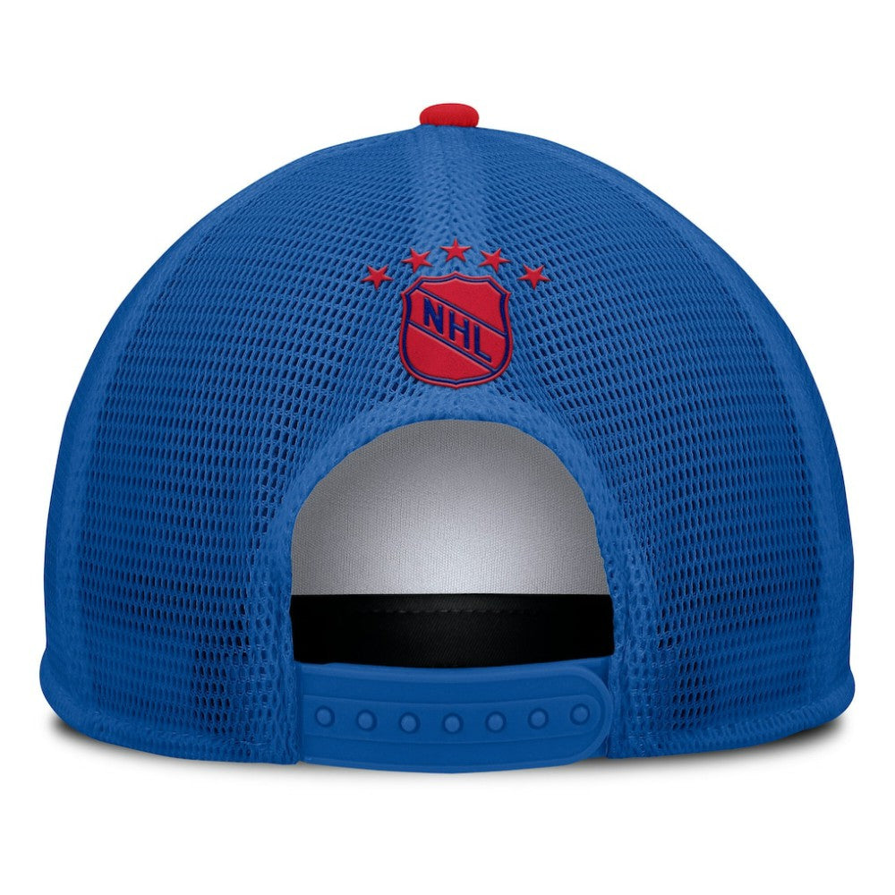New York Rangers Fanatics Decades Collection Foam Front Snapback Hat - White/Royal - NHL 202097337